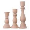 Taper Wooden Candle Holders Pillar Unfinished Candle Holders Special Occasions