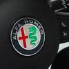 udrgf10 1Pc 40mm Car Steering Wheel Logo Badge Sticker for Alfa Romeo Mito Giulia Giulietta 147 156 166 159 Stelvio Sportiva 4C 8C GT