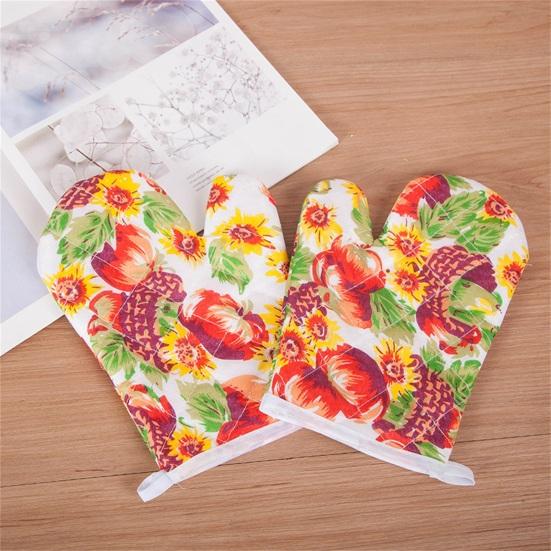 Перчатки Yousheng 2 шт./комплект, термостойкие, утолщенные, антидеформируемые, теплоизоляционные, для выпечки, микроволновки, кухонные принадлежности