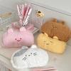 Ins Wind Cute Plush Pencil Bag Niche Does Not Collide, Large-capacity Stationery Bag High-value Student Pencil Bag