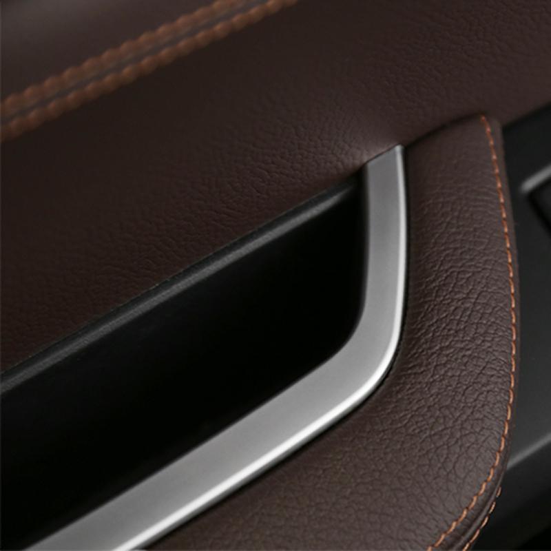 Для BMW X3 F25 X4 F26 2011-16 салон автомобиля подлокотник двери водителя ящик для хранения рамка накладка наклейка украшение авто