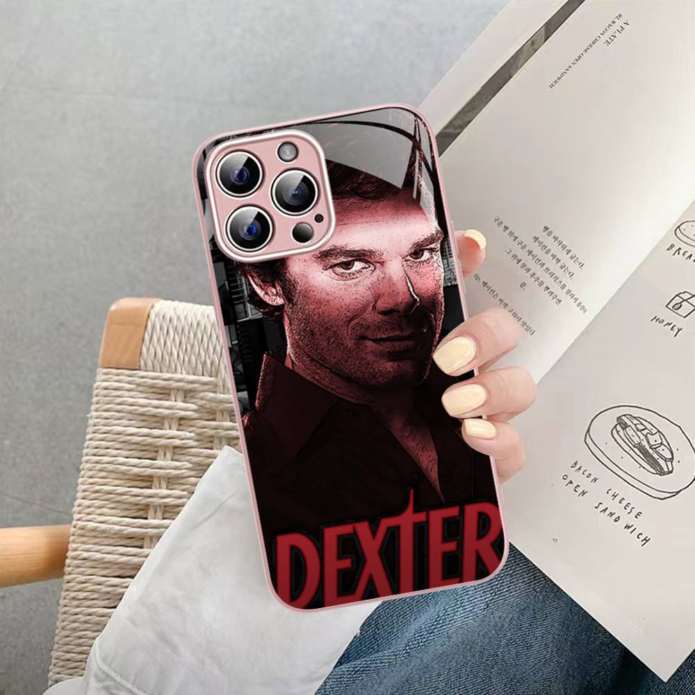 Movie D-Dexter Tempered Glass For Iphone 14 13 12 11 Pro Mini XS MAX 14Plus X XS XR Fundas