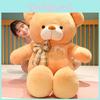 Lattice Bowknot Teddy Bear Plush Toy Animal Stuffed Doll Decoration Gift Kids