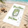 Club Leon Custom Name Beach towels also serve as bath towels summer essential a musthave for the outdoors the beach and the pool