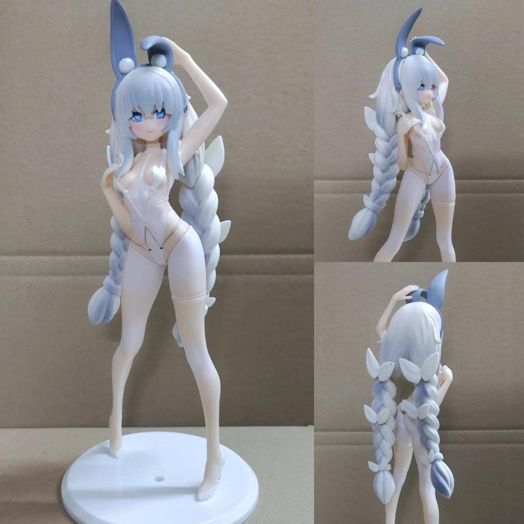 27СМ Аниме Azur Lane Фигурка Le Malin Сексуальная Милая Девушка-Кролик Аниме Стоячая Поза Модель Игрушка Подарок Коллекция Украшения ПВХ