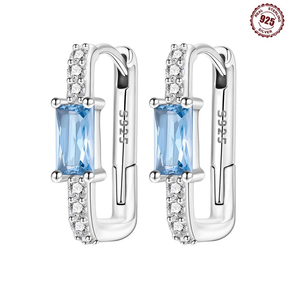 Креативные серьги-пусеты из стерлингового серебра 925 пробы, элегантные и простые серьги, изготовленные из циркония для повседневной носки и показа на фото