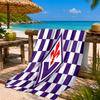Fiorentina Football Crest Beach Towel Microfiber Beach Towel, Lightweight and Quick-Dry, for Summer Travel, Swimming Pool Fan Birthday Gift
