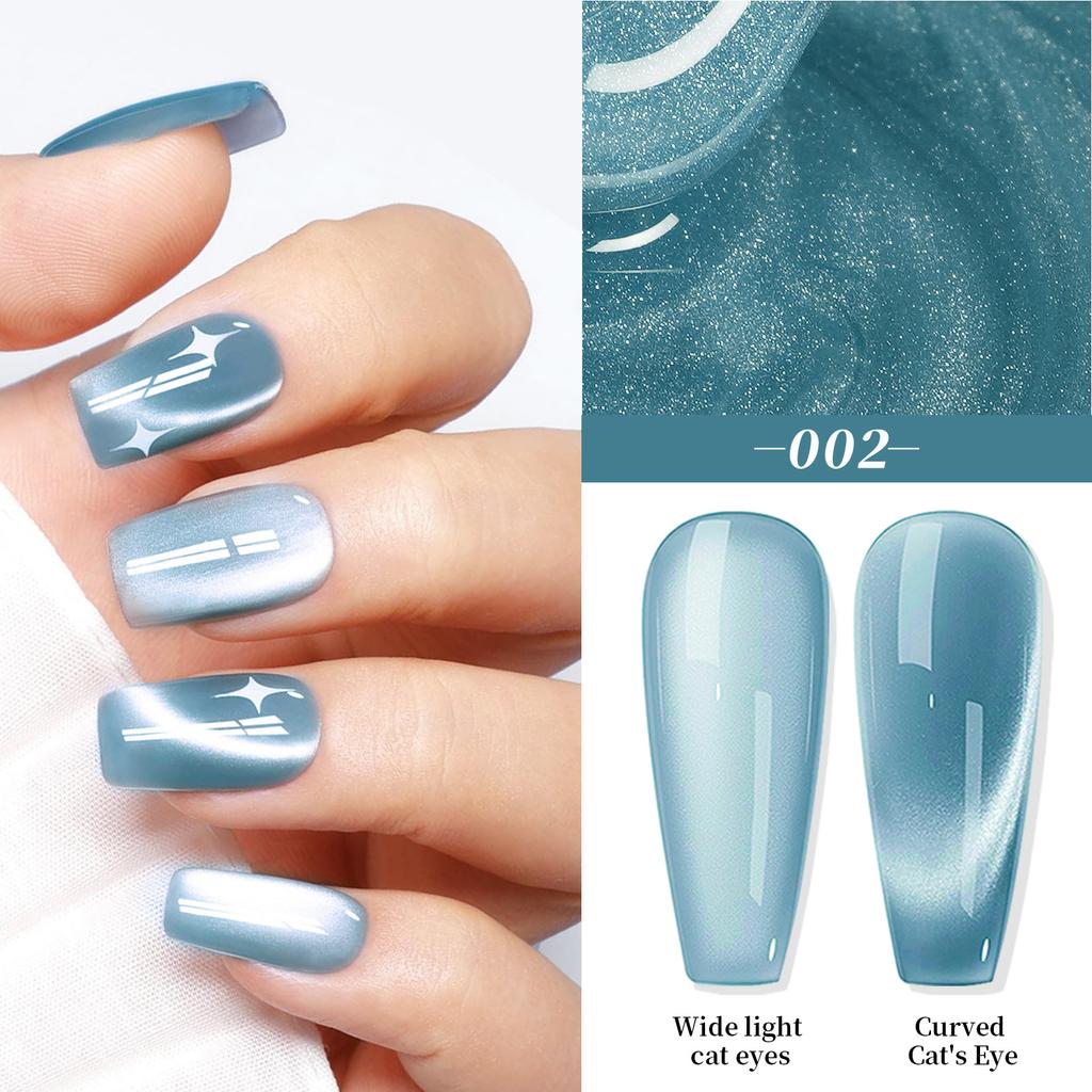 Nail Art Water Light Лак для ногтей Кошачий глаз Фототерапия Кристалл Широкий Лак для ногтей Кошачий глаз