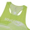 SAUCONY Серия для скоростного бега, модная и удобная спортивная майка без рукавов с круглым вырезом, унисекс, топы, геометрический желто-зеленый, SA2250TK63T-PR229
