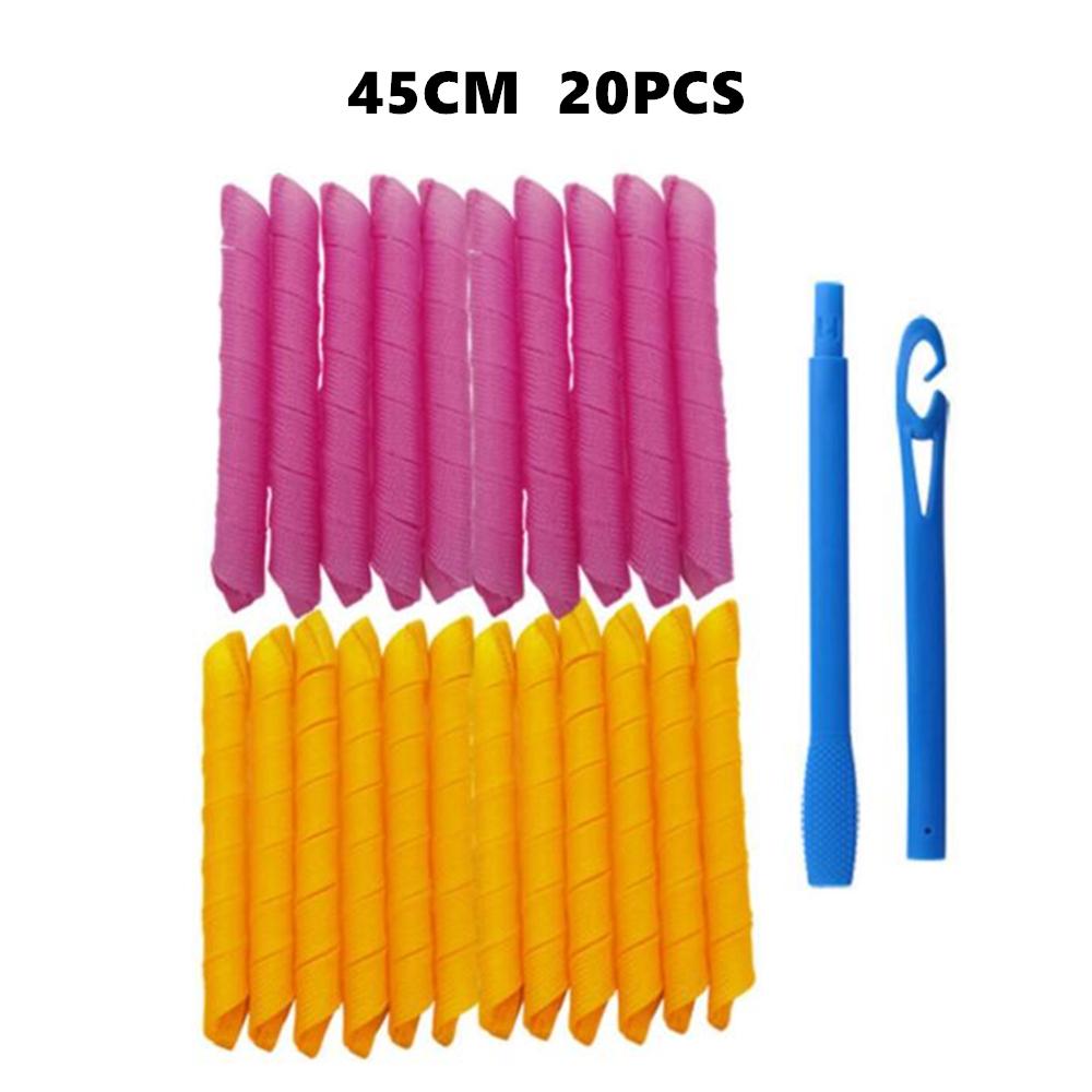 10 шт., бигуди без нагрева, бигуди для волос, мягкие спиральные локоны, ленивая завивка, щипцы для завивки, инструменты для укладки волос