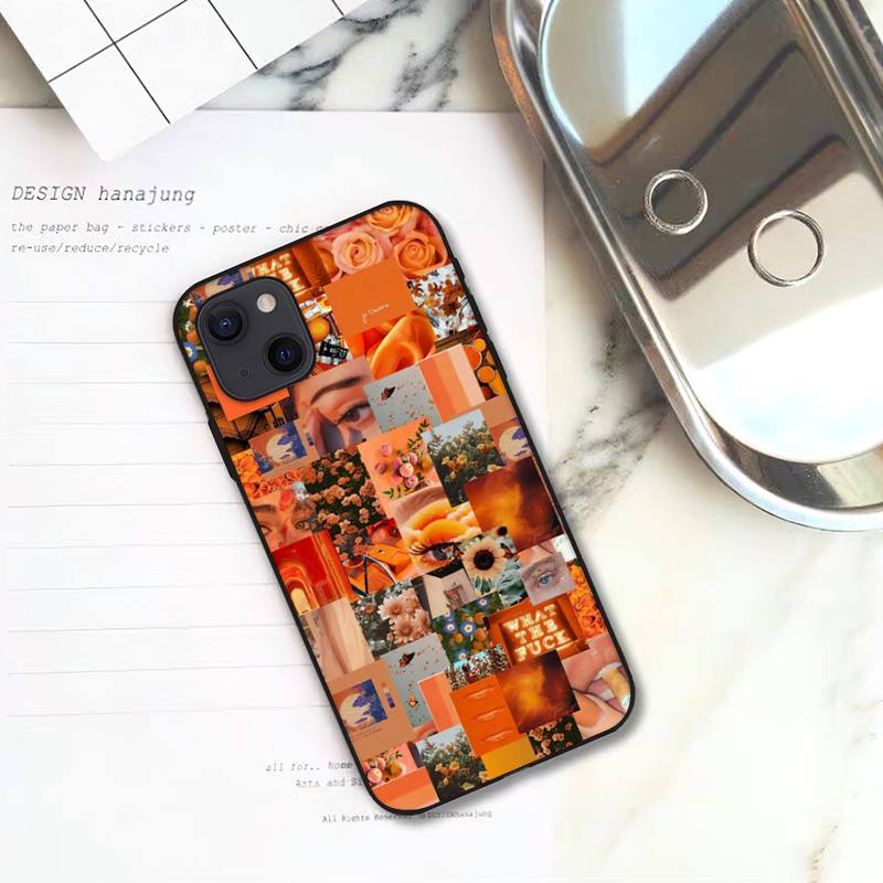 Чехол для телефона с эстетическим коллажем для iPhone 11 12 Mini 13 Pro XS Max X 8 7 6s Plus 5 SE XR Shell