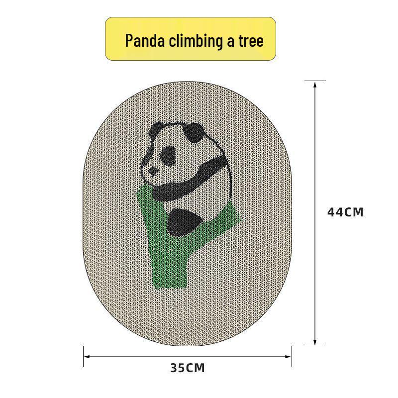 Wall-Mounted Self-Adhesive Cat Scratcher: Vertical Corrugated Cardboard for Claw Sharpening, Scratch-Resistant, Wear-Resistant