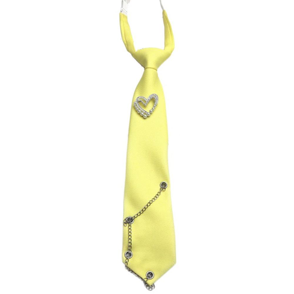 Black Long Necktie Korean Style Shirt Tie Temperament Love Heart Tie  Performance