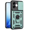 Чехол для Oppo F33 Pro Чехол-подставка с магнитным кольцом для Oppo F33 Pro Бронированный чехол для телефона Защитная задняя крышка со шторкой для камеры