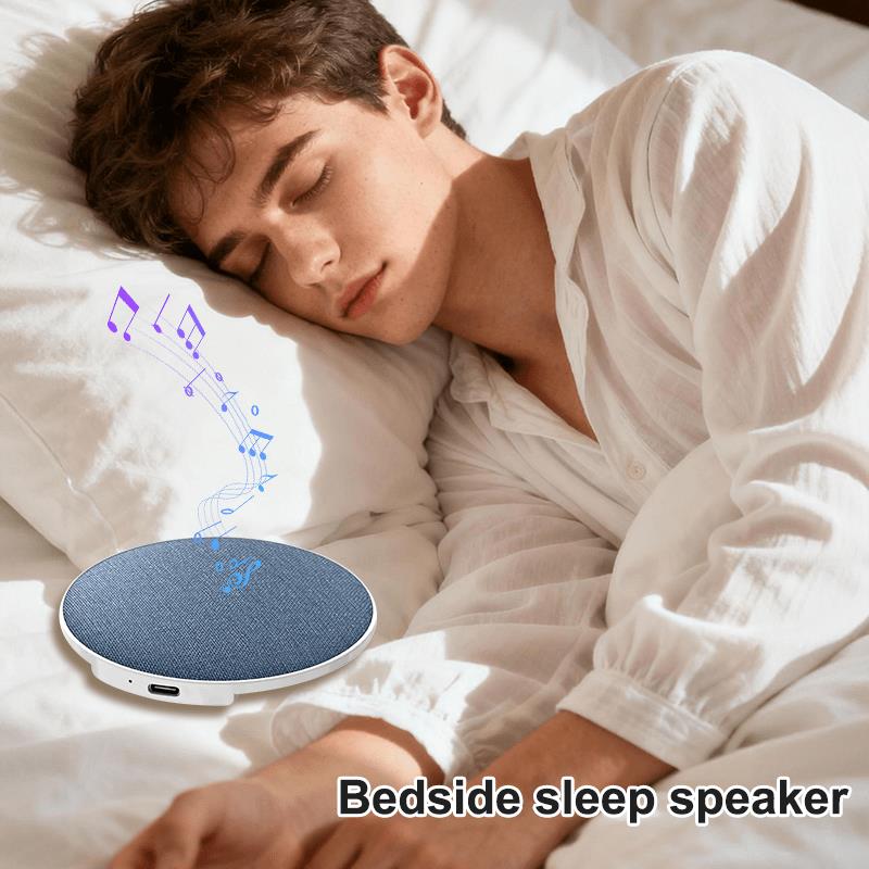 Under The Pillow Speaker Mini Bone Conduction Wireless Sleep Assist with Stereo Bass Support And Auto-Off for Deep Sleep