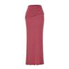 Pure Desire Style Sexy Slim Fit 2-Piece Set Long Sleeve T-Shirt Flare Pants / Midi Skirt Women