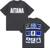 Singer Aitana Cuarto Azul Album Cover Graphic TShirt UNISEX Women Summer Cotton YK Clothing Oversize Round Neck Short Sleeved Tee