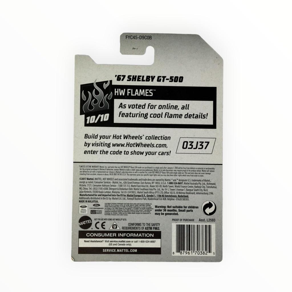 Hot Wheels 2019 HW Flames Shelby - '67 GT-500 [Dark Blue]