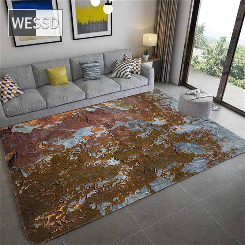 Коврик для комнаты с текстурой камня, 3D нескользящий коврик, напольный коврик для ванной комнаты, большой современный ковер для гостиной, дивана, коврик для входной двери, кухонный ковер