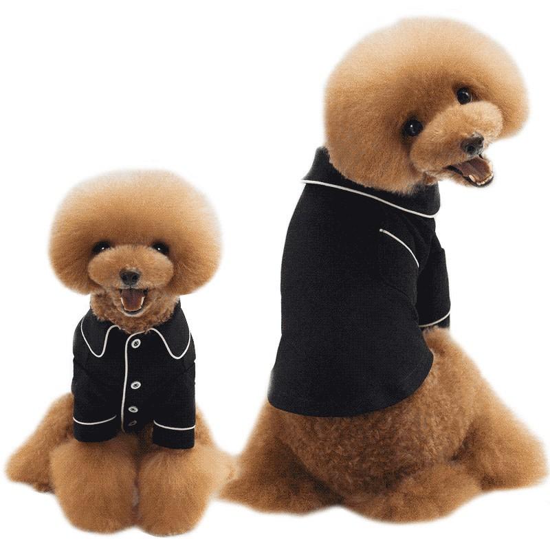 Dog Shirt French Bulldog Soft Cotton Pet Pajamas Solid Color Casual Wear S M L XL XXL
