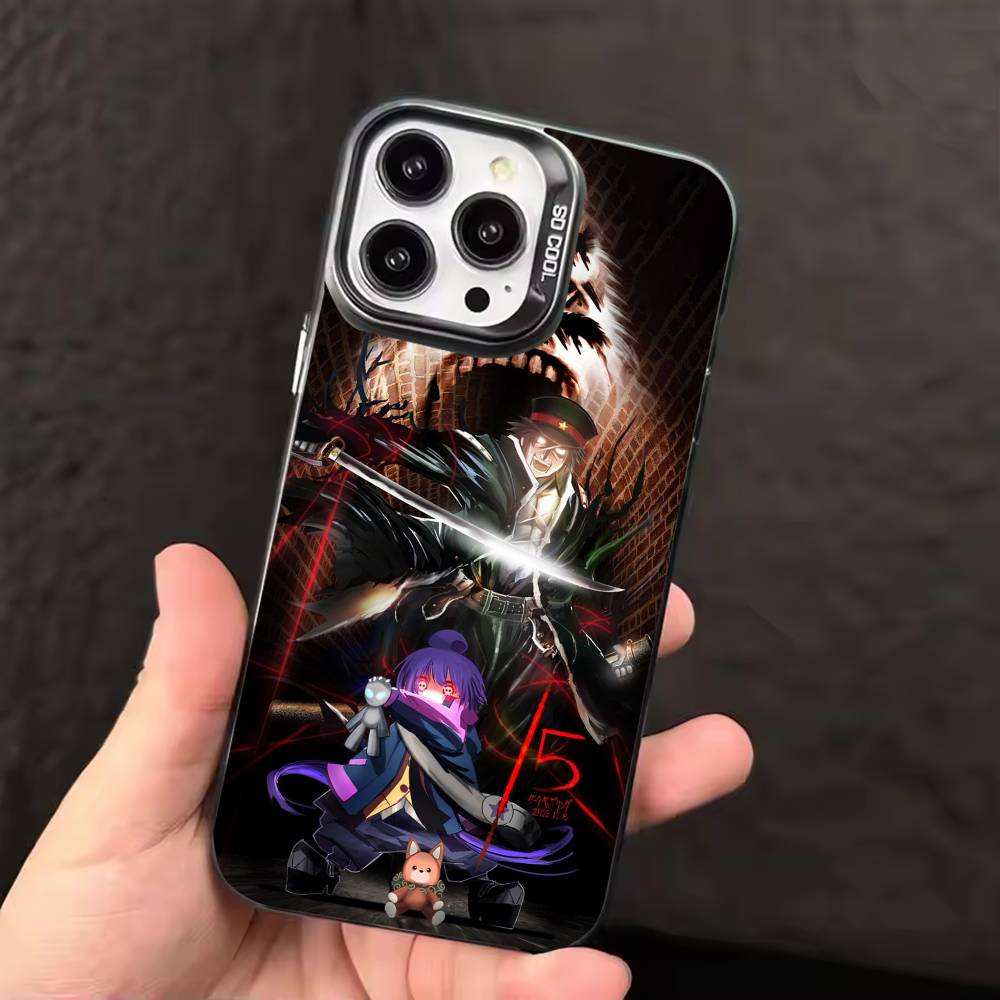DARK GATHERING Аниме Чехол для телефона Для iPhone 17 16 15 14 13 12 11 Pro Max Plus Серебристый конфетный Матовый чехол