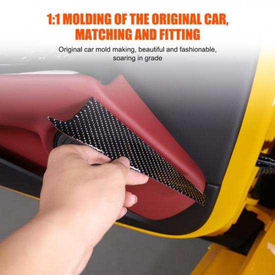 Накладка на боковой динамик двери из углеродного волокна для TOYOTA GR Supra A90 -