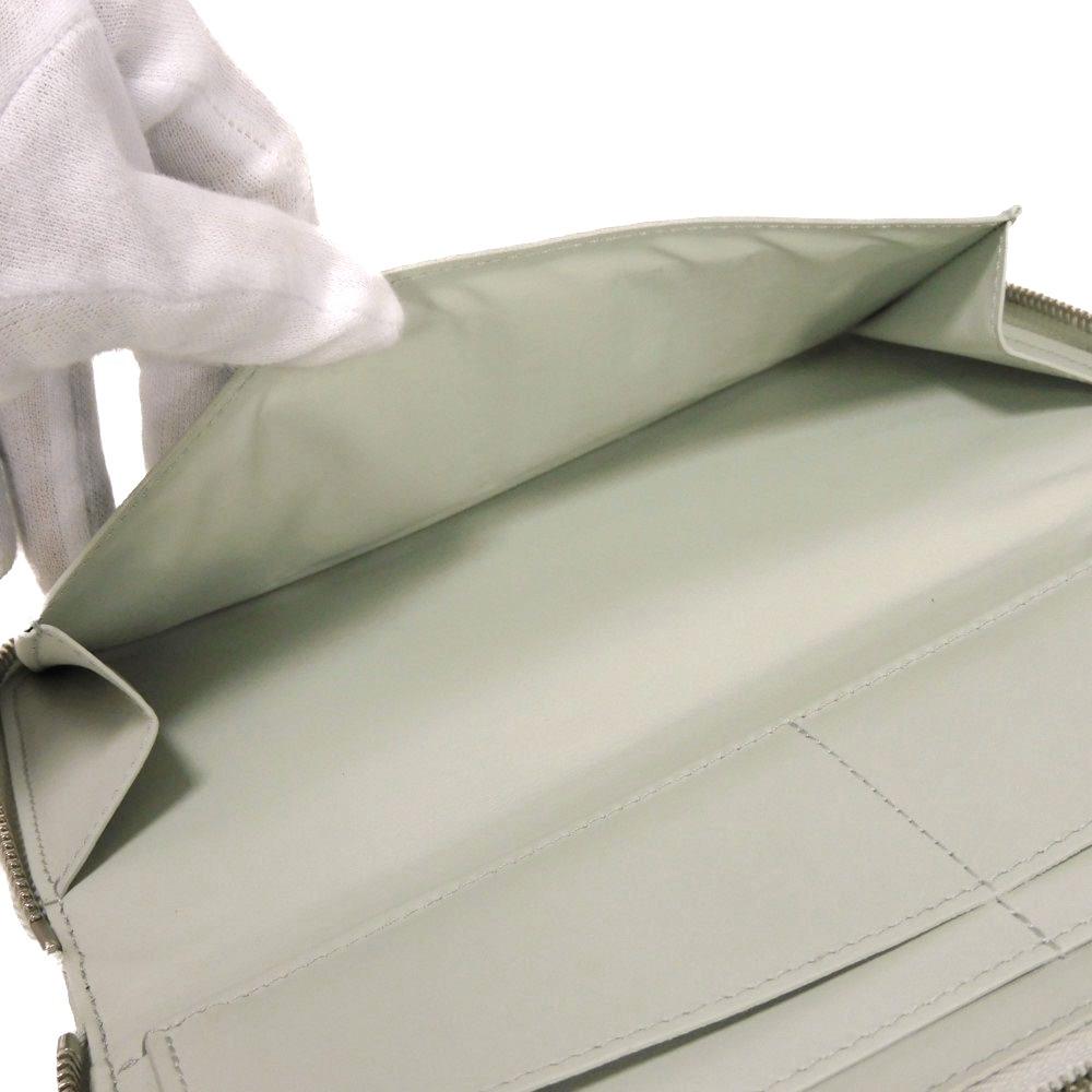 Used 12564 Zippy Wallet Vertical M82597 7940 LV Logo Zip Around RFID Monogram Taurillon Clemence Mineral Gray Men's