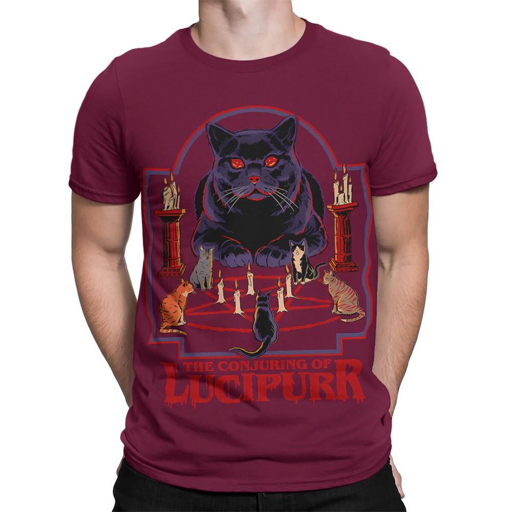 The Conjuring Of Lucipurr 70s Dark Humor T Shirt For Cat Lovers Srt433