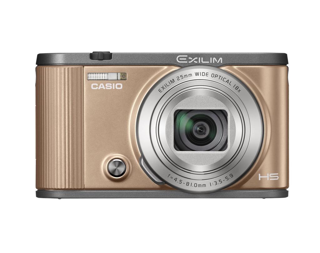 CASIO Digital Camera EXILIM Selfie Tilt LCD Auto Transfer Function Equipped Gold EX-ZR1700GD Wi-Fi/Bluetooth
