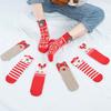 Ladies Christmas Socks Winter Fluffy Animal Cartoon Casual Deer Snowflake Cotton Warm Socks Gift