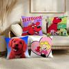 C-Clifford The Big Red Dog Cushion Cover Soft Short Plush Pillow Cover Smooth Cozy Texture Aesthetic Cushion Case Home Decor