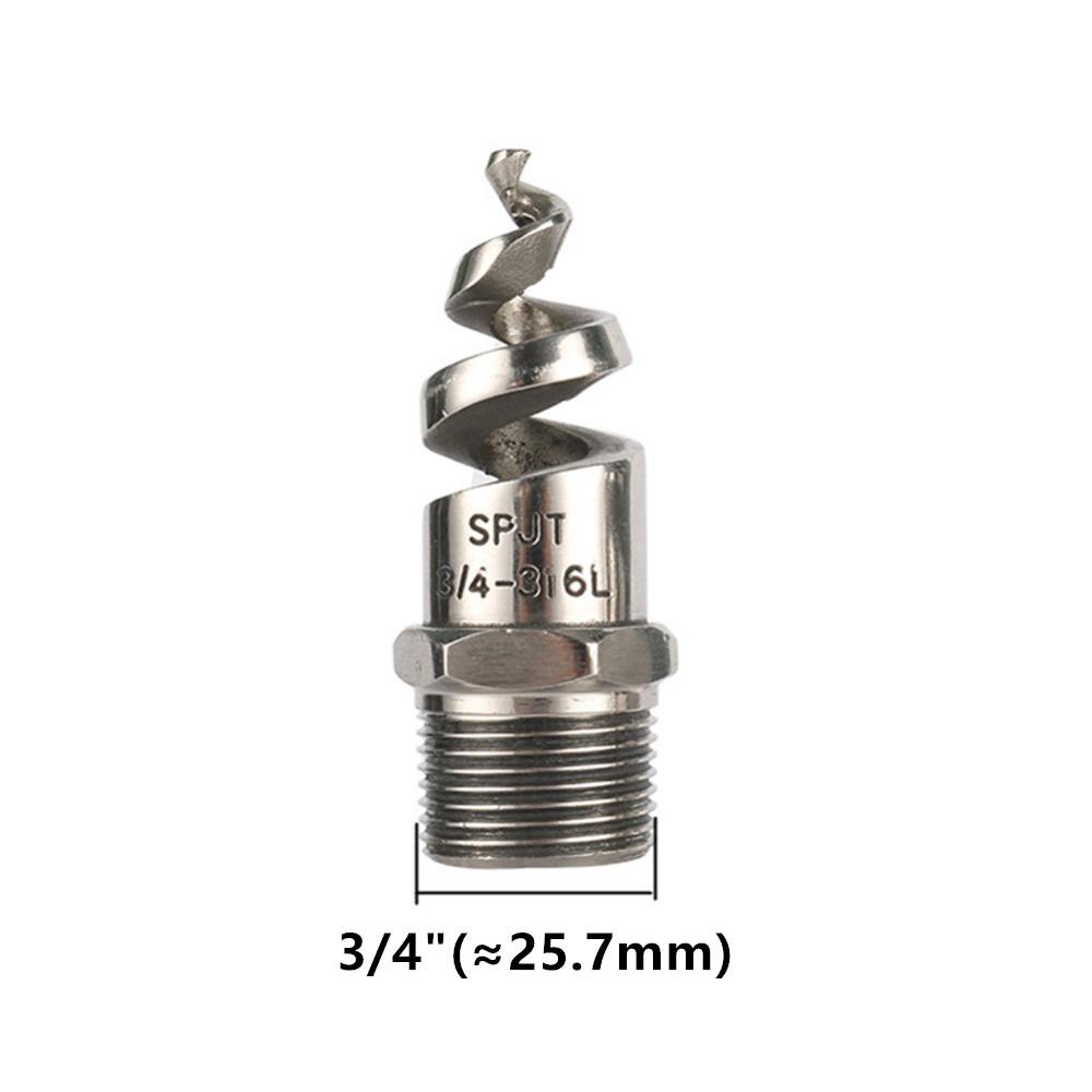 316 Stainless Steel Atomizing Nozzle BSP Thread Spiral Jet Nozzle Lawn Irrigation