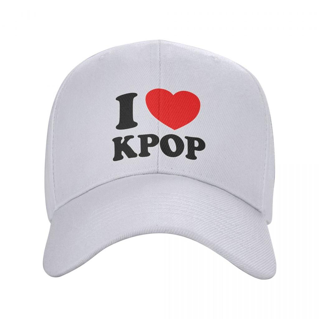 Бейсбольная кепка I heart Kpop, рождественские шляпы, шляпа для женщин, унисекс