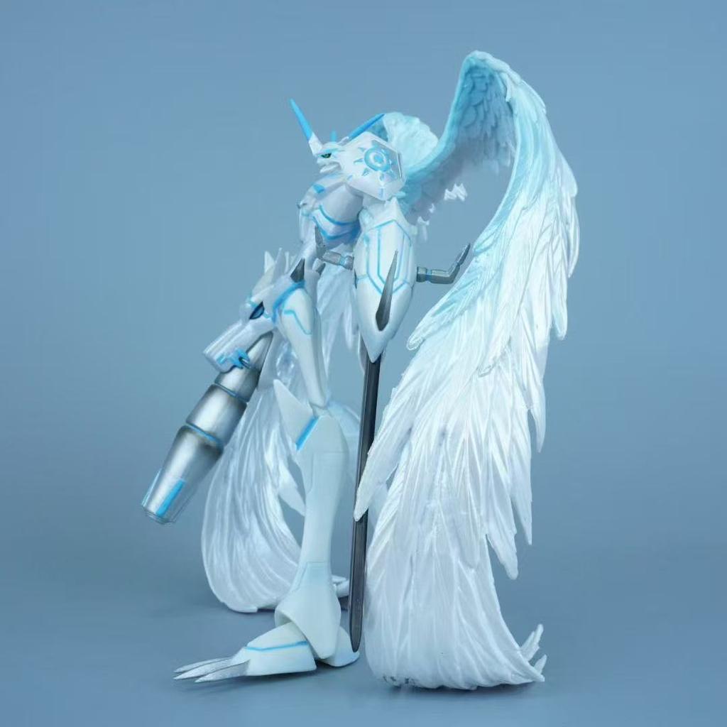 20см/7,87дюйма Фигурка Digimon Adventure Omegamon Merciful Mode Фигурки Digimon Статуэтка из ПВХ Коллекционная модель Игрушки Подарки