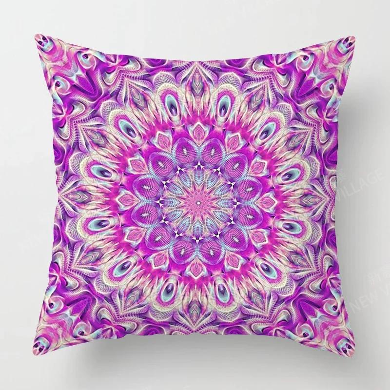 Осенний декор для дома осенняя гостиная наволочка для подушки диван бохо Чехол для подушки мандала 45x45см 45*45 50x50 60x60см 40*40 40x40см