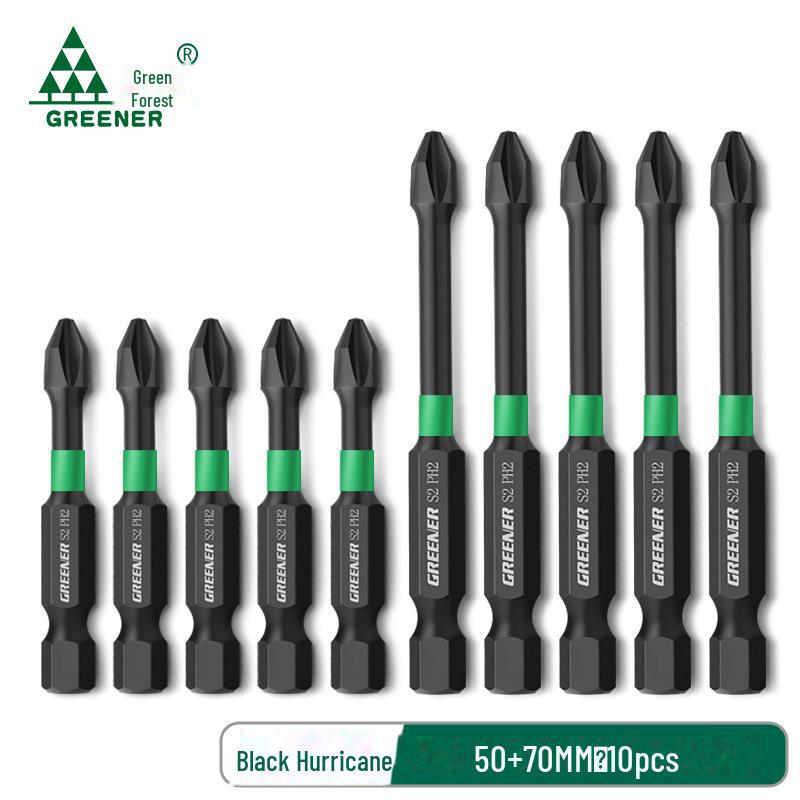 Высокопрочный магнитный набор ручной дрели крестового типа Green Forest с битами для отвертки немецкого производства