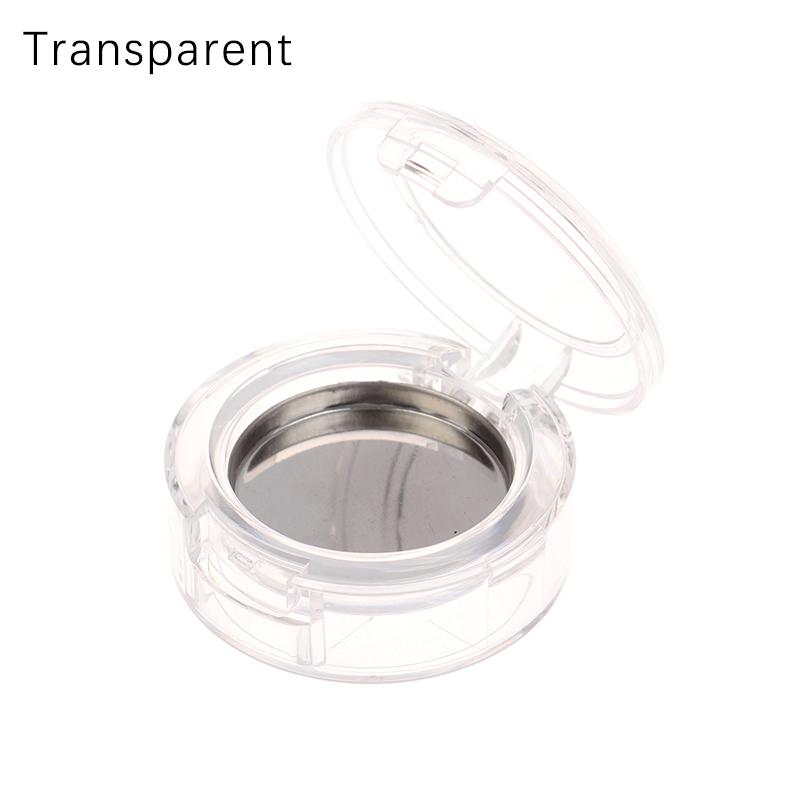 Коробка для теней для век Заменяет пустую коробку Пластиковый футляр для румян Коробка для теней для век с алюминиевой кастрюлей