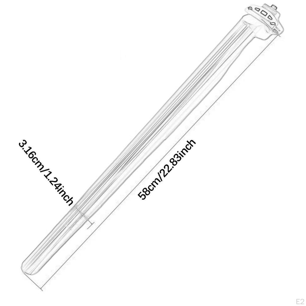 Seatpost Bike Saddle Tube Cycling Equipment Parts Component Replacement Sturdy Post Seat