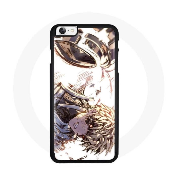 Coque - Maniacase - Iphone SE Season 2 - Noir - One Punch Man - Souple