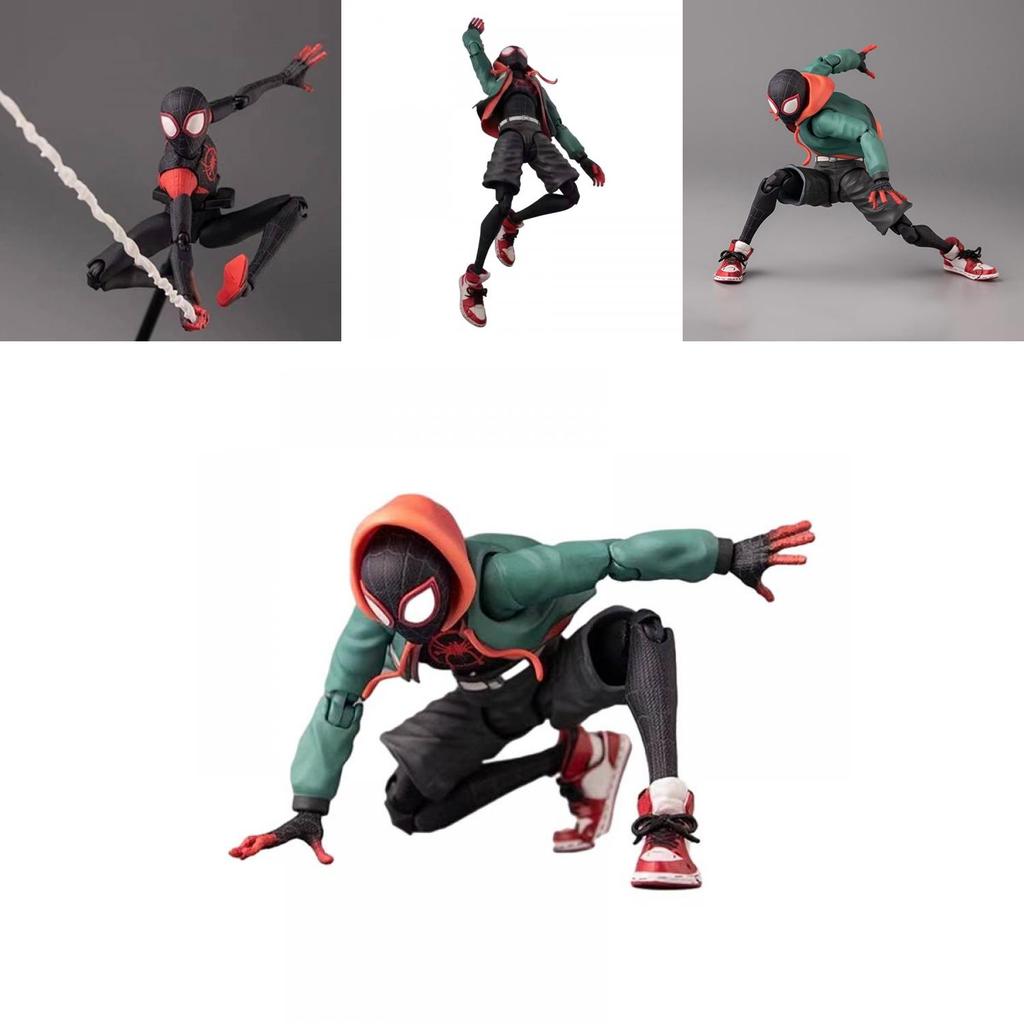 Marvel Shf Человек-паук Параллельная Вселенная 2 Майлз ПВХ Фигурка Действия Модель Оптом/Дропшиппинг