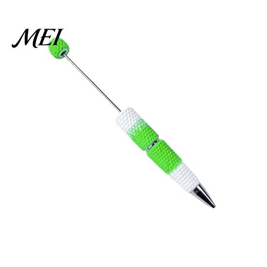 DIY Crafting Pens Beadable Pen, Colorful Fancy Beaded Ballpoint Smooth Flow Gift for Students, Party Favors, Creative Office Supplies