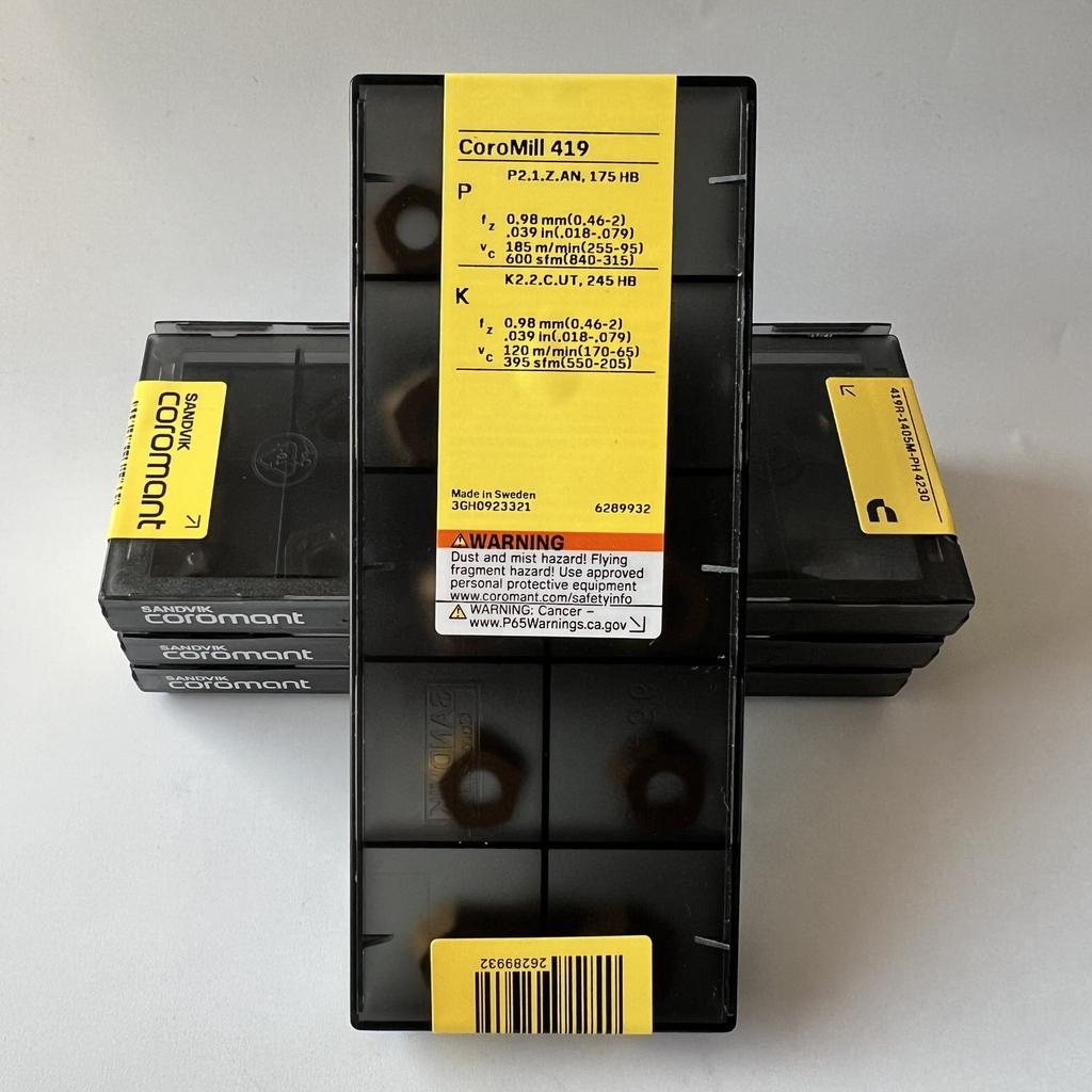 SANDVIK / 419R-1405M-PH 4230 / Original Swedish hard alloy blade 10 Pcs