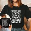 They Didn’t Burn Witches Shirt They Burned Women Tee Women Rights Dates T-shirt Witch Tee Vintage Short Sleeve Graphic T Shirts