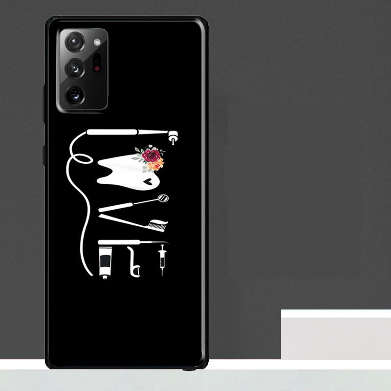 Чехол с рисунком зубов для стоматолога для Samsung Galaxy S23 S24 S25 Ultra S9 S10 S20 S21 S22 Plus S23 FE S25 FE Чехол для телефона