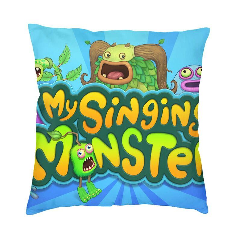 Наволочка Подушка Декорация My Singing Monsters Квадратная Подушка для Дивана Подушки Декоративные Видеоигра Приключения Двусторонний Принт