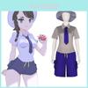 Комплект костюма для косплея Флориана и Джулианы из Pokemon Scarlet And Violet для Хэллоуина и сценических выступлений