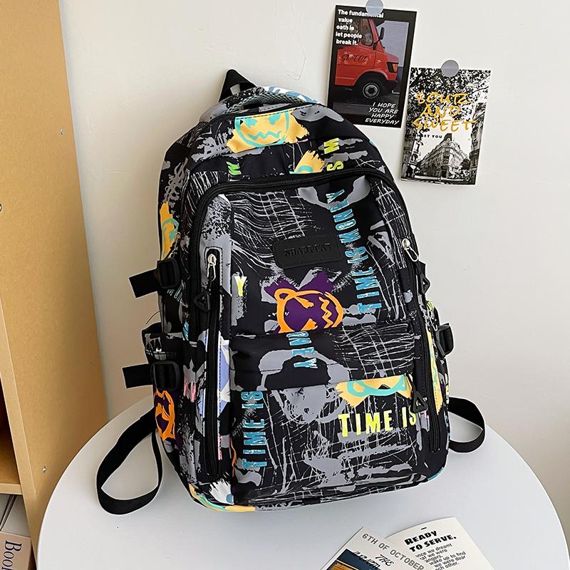 Рюкзак с принтом, женский школьный рюкзак для школьников младших классов, школьный рюкзак
