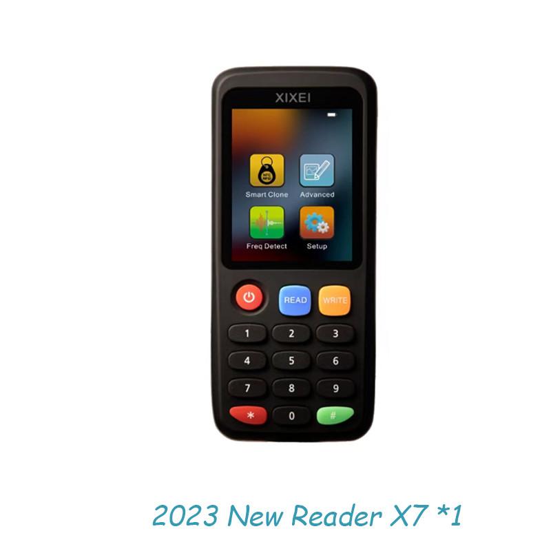 X7 RFID смарт-считыватель чипов IC ID клон-копир 125 кГц устройство записи бейджей 13,56 МГц дубликатор меток 140x55x17 мм