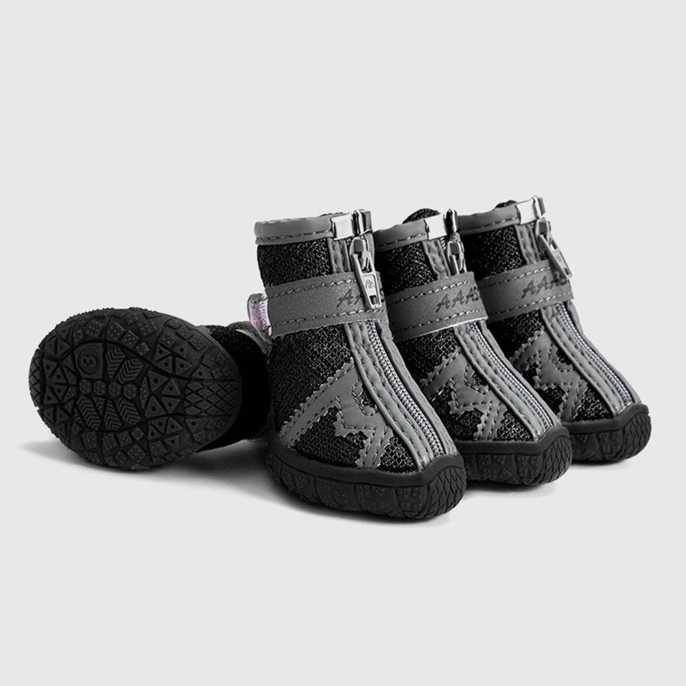 Anti Slip Dog Shoes Waterproof for Small Dogs Chihuahua Shoe Protector Dog Boots Puppy Hiking Shoes Breathable Mesh Pet Booties