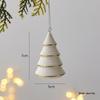 NUCHI Mini Ceramic Christmas Tree & Ornaments Set – Santa, Snowman, and Holiday Decorations